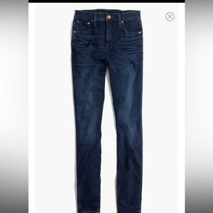 Madewell 10" High-Rise Skinny Jeans in Danny Wash: TENCEL™ Denim Edition Size 27